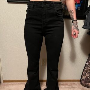 Anthropologie Pilcro Superscript high rise flare jeans